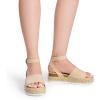 imageDREAM PAIRS Womens Platform Espadrilles Casual Ankle Strap Wedge Sandals Comfortable Dressy Summer ShoesNudesuede
