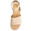 imageDREAM PAIRS Womens Platform Espadrilles Casual Ankle Strap Wedge Sandals Comfortable Dressy Summer ShoesNudesuede