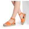 imageDREAM PAIRS Womens Platform Espadrilles Casual Ankle Strap Wedge Sandals Comfortable Dressy Summer ShoesOrange