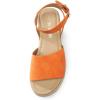 imageDREAM PAIRS Womens Platform Espadrilles Casual Ankle Strap Wedge Sandals Comfortable Dressy Summer ShoesOrange
