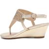 imageDREAM PAIRS Womens Wedge Thong Sandals Summer Rhinestone Dress Shoes for WeddingGold