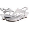imageDREAM PAIRS Womens Wedge Thong Sandals Summer Rhinestone Dress Shoes for WeddingSilver