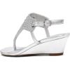imageDREAM PAIRS Womens Wedge Thong Sandals Summer Rhinestone Dress Shoes for WeddingSilver