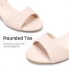 imageDREAM PAIRS Girls Sandals Chunky Pump Ankle Strap High Heels Dress Open Toe Flower Wedding Party for Little Big KidNude