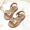 imageDREAM PAIRS Girls Sandals Fashion Bow Summer Shoes for ToddlerLittle KidRose Goldmetallic