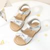imageDREAM PAIRS Girls Sandals Fashion Bow Summer Shoes for ToddlerLittle KidSilver