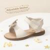 imageDREAM PAIRS Girls Sandals Fashion Bow Summer Shoes for ToddlerLittle KidWhitepu