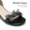 imageDREAM PAIRS Lace Up Low Heel Sandals for Girls Ankle Strap Dress Pump Strappy Gladiator Wedding Party Shoes for Little KidBig KidBlack