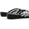 imageDREAM PAIRS Womens Fashion Rhinestones Design Slides SandalsBlack