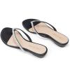 imageDREAM PAIRS Womens Fashion Rhinestones Design Slides SandalsBlack Glitter