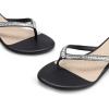 imageDREAM PAIRS Womens Fashion Rhinestones Design Slides SandalsBlack Glitter