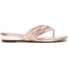 imageDREAM PAIRS Womens Fashion Rhinestones Design Slides SandalsChampagneGoldpu