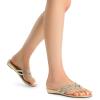 imageDREAM PAIRS Womens Fashion Rhinestones Design Slides SandalsGold