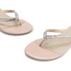 imageDREAM PAIRS Womens Fashion Rhinestones Design Slides SandalsNude