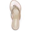 imageDREAM PAIRS Womens Fashion Rhinestones Design Slides SandalsNude