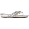 imageDREAM PAIRS Womens Fashion Rhinestones Design Slides SandalsSilver