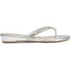 imageDREAM PAIRS Womens Fashion Rhinestones Design Slides SandalsSilver Glitter