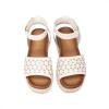 imageDREAM PAIRS Girls Platform Wedge Open Toe Espadrille Sandals with Buckle Ankle Strap for Little KidBig KidIvory