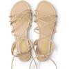 imageDREAM PAIRS Laceup Gladiator Sandals Strappy Dressy Summer Flat Sandals for WomenNude