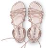 imageDREAM PAIRS Laceup Gladiator Sandals Strappy Dressy Summer Flat Sandals for WomenRose Goldpu