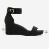 imageDREAM PAIRS Womens Open Toe Buckle Ankle Strap Platform Wedge Sandals Summer ShoesBlack
