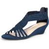 Navy-suede