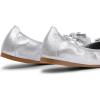 imageDREAM PAIRS Ballet Flats Shoes for Women Womens Pointed Toe Rhinestone Sparkly Foldable Flats Comfortable Shoes for Women Dressy Wedding Party Work DriveSilver