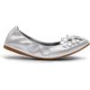 imageDREAM PAIRS Ballet Flats Shoes for Women Womens Pointed Toe Rhinestone Sparkly Foldable Flats Comfortable Shoes for Women Dressy Wedding Party Work DriveSilver