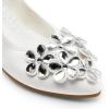 imageDREAM PAIRS Ballet Flats Shoes for Women Womens Pointed Toe Rhinestone Sparkly Foldable Flats Comfortable Shoes for Women Dressy Wedding Party Work DriveWhitepu