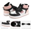 imageDREAM PAIRS Boys Girls High Top Sneaker LilLegends Skyhigh Basketball ShoesBlackWhitePink