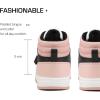 imageDREAM PAIRS Boys Girls High Top Sneaker LilLegends Skyhigh Basketball ShoesBlackWhitePink
