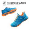 imageDREAM PAIRS Boys Girls Shoes Kids DuraPlay Tennis Footwear Non Slip Athletic Running Walking Lightweight Lace Up Sneakers for LittleBig KidBlueOrange