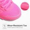 imageDREAM PAIRS Boys Girls Shoes Kids DuraPlay Tennis Footwear Non Slip Athletic Running Walking Lightweight Lace Up Sneakers for LittleBig KidHot Pink