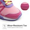 imageDREAM PAIRS Boys Girls Shoes Kids DuraPlay Tennis Footwear Non Slip Athletic Running Walking Lightweight Lace Up Sneakers for LittleBig KidPinkHot Pink