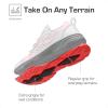 imageDREAM PAIRS Boys Girls Shoes Kids DuraPlay Tennis Footwear Non Slip Athletic Running Walking Lightweight Lace Up Sneakers for LittleBig KidRedBlack