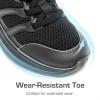 imageDREAM PAIRS Boys Girls Shoes Kids Tennis Slip on Footwear Running Athletic Sports School SneakersBlack