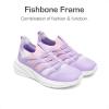 imageDREAM PAIRS Boys Girls Shoes Kids Tennis Slip on Footwear Running Athletic Sports School SneakersPurplePink
