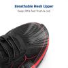 imageDREAM PAIRS Boys Girls Sneakers Kids Tennis Running Shoes EZONs EZPlays Athletic Sport Gym Lightweight Breathable ShoesBlackRed