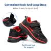imageDREAM PAIRS Boys Girls Sneakers Kids Tennis Running Shoes EZONs EZPlays Athletic Sport Gym Lightweight Breathable ShoesBlackRed
