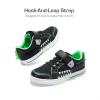 imageDREAM PAIRS Boys Sneakers Little Kids Toddler Shoes Storybook Causal Walking Shoes NonSlip with Hook and LoopBlackGreen