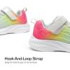 imageDREAM PAIRS Girls Shoes Kids Tennis Sparkle Ease Running Athletic Lightweight Sneakers for LittleBig Kids ToddlerHot PinkYellowOrange