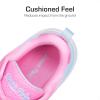 imageDREAM PAIRS Girls Shoes Sneakers Kids Tennis Shoes Lightweight Lace Up Running Casual Walking ShoesHot PinkRainbow