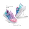 imageDREAM PAIRS Girls Shoes Sneakers Kids Tennis Shoes Sparkle ColorBurst Lightweight Running Casual Walking ShoesPinkRainbow