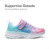 imageDREAM PAIRS Girls Shoes Sneakers Kids Tennis Shoes Sparkle ColorBurst Lightweight Running Casual Walking ShoesPinkRainbow