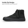 imageDREAM PAIRS Kids Sneakers Little Boys Girls High Top Canvas Shoes LilLegends CourtStar Casual Walking ShoesBlack