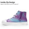 imageDREAM PAIRS Kids Sneakers Little Boys Girls High Top Canvas Shoes LilLegends CourtStar Casual Walking ShoesPurpleBlue