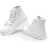 imageDREAM PAIRS Kids Sneakers Little Boys Girls High Top Canvas Shoes LilLegends CourtStar Casual Walking ShoesWhite