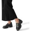 imageDREAM PAIRS Loafers for Women Platform Chunky Loafers Slip On Casual ShoesBlack