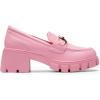 imageDREAM PAIRS Loafers for Women Platform Chunky Loafers Slip On Casual ShoesPinkpu