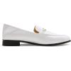 imageDREAM PAIRS Loafers for Women Slip On Comfortable Round Toe Casual Fashion Flats Dressy ShoesBeige White StonePu